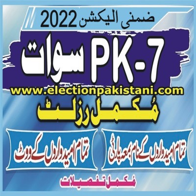 PK 7 Swat Bye Election Result 2022 Candidates Vote